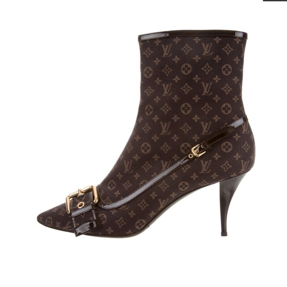 lv monogram boots
